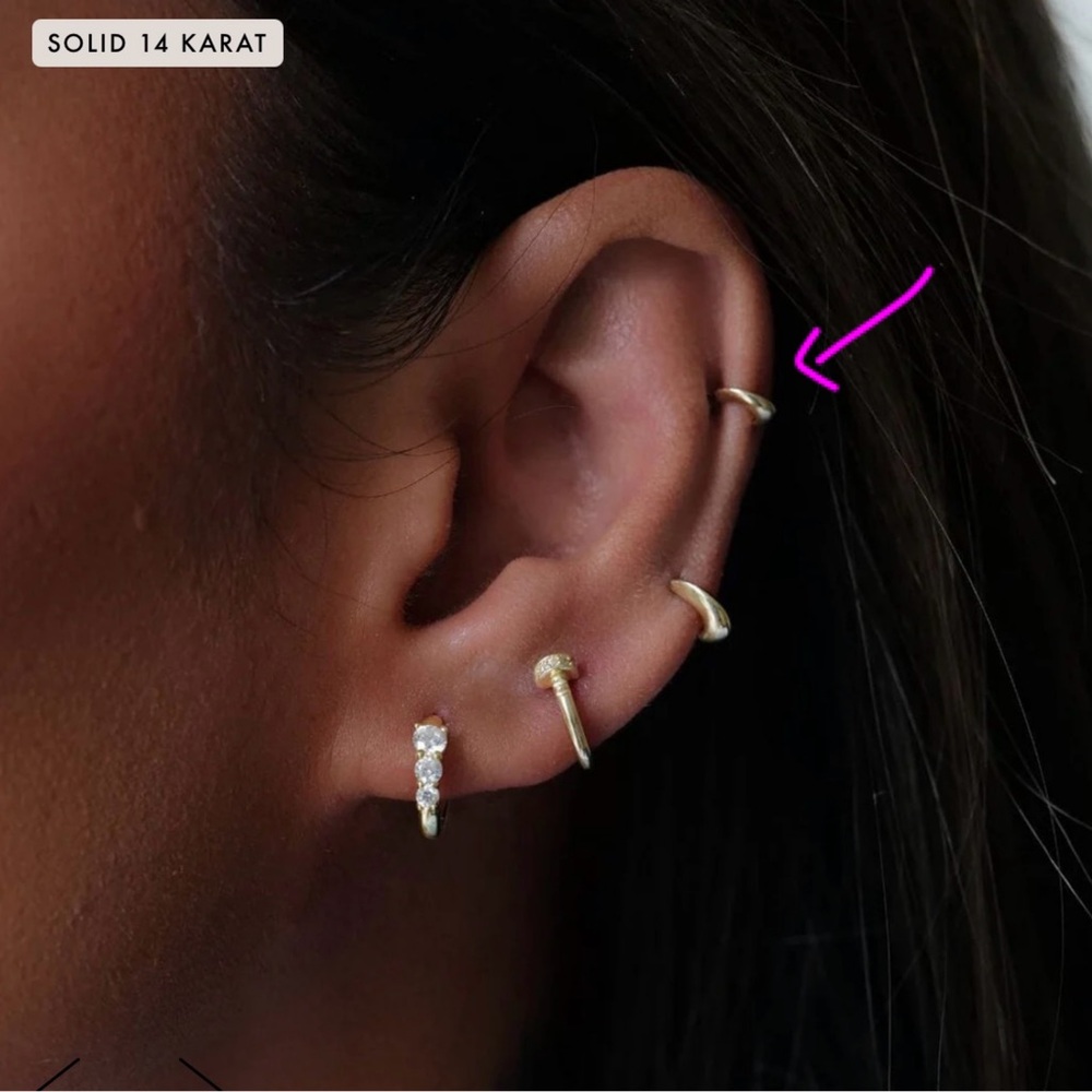 Adornmonde Patt Piercing Earring (ball backing)